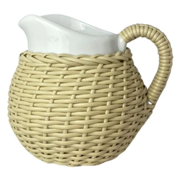 Leiteira de Porcelana C/ Vime Fendi - 1l - 6