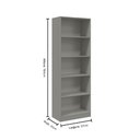 Ver imagem 2 de Estante para Livros com 5 Nichos 100% em MDF - Fendi