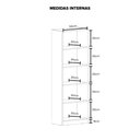 Ver imagem 4 de Estante para Livros com 5 Nichos 100% em MDF - Fendi