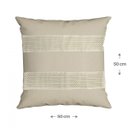 Ver imagem 2 de Capa para Almofada com Crochê 50x50cm Silk Home Belchior