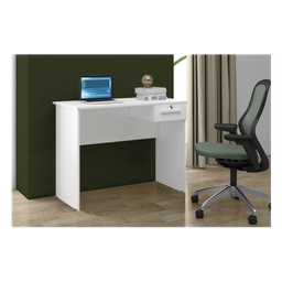 Escrivaninha Mesa com Gaveta Hanna 105x80cm Branco - 2