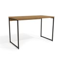 Ver imagem 2 de Mesa Secretária Escritório Secretária Industrial Li002 Canela/branco - Kappesberg