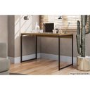 Ver imagem 7 de Mesa Secretária Escritório Secretária Industrial Li002 Canela/branco - Kappesberg