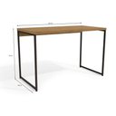 Ver imagem 3 de Mesa Secretária Escritório Secretária Industrial Li002 Canela/branco - Kappesberg