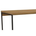 Ver imagem 4 de Mesa Secretária Escritório Secretária Industrial Li002 Canela/branco - Kappesberg