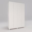 Ver imagem 6 de Guarda-roupa Infantil 4 Portas 3 Gavetas Alice Espresso Móveis