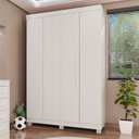 Ver imagem 1 de Guarda-roupa Infantil 4 Portas 3 Gavetas Alice Espresso Móveis