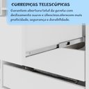 Ver mais imagens de Guarda-roupa Infantil 4 Portas 3 Gavetas Alice Espresso Móveis