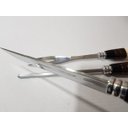 Ver imagem 6 de Conjunto Faca Chaira Garfão Três Listras Inox 9 Gaúcho Origi