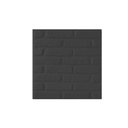 Ver imagem 3 de Kit 20 Placas Decorativas 3D Tijolinho Preto 50x50 cm
