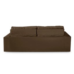 Sofá Retrátil e Reclinável 3 lugares com Molas 1,80m Vegas Suede Marrom Adonai Estofados - 5
