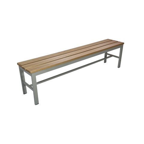 Banco para Vestiário Madeira/cinza