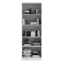 Ver imagem 5 de Conjunto de Escritório 2 Peças com Escrivaninha ME4185 e Armário ME4115 com 2 Portas de Vidro