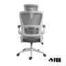 Cadeira Presidente Escritório Giratória Fox Office Cinza - Z411 - 2
