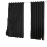 Cortina Blackout com Voil 2,80x2,30 para Trilho Suíço Preto - 1