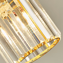 Ver imagem 5 de Luminária Plafon 17cm Metal Dourado 15 Cristais Lustre Teto Gimpo Kjgd-01-gold