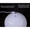 Ver imagem 3 de Umidificador Aromatizador Luminária Lua Cheia 3d com 3 Cores Led 880ml