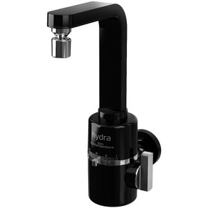 Torneira Elétrica Hydra Slim Black 4 Temperaturas Parede Preto 5500w 127v