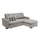 Ver imagem 2 de Sofá Berlin 2.65x2.10m com Chaise Super Pillow Top - Avelã