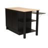 Bancada Gourmet Ilha Cozinha Ditália 2 Portas Cd-1028 Cor:preto - 7