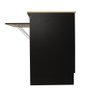 Bancada Gourmet Ilha Cozinha Ditália 2 Portas Cd-1028 Cor:preto - 9