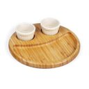 Ver imagem 3 de Conjunto para Petisco em Bamboo 3 Peças