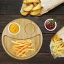 Ver imagem 2 de Conjunto para Petisco em Bamboo 3 Peças