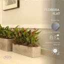 Ver imagem 4 de Cachepot Floreira Flat para Plantas 67 Cimento Queimado Japi