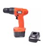 Furadeira Parafusadeira Bateria 9.6v bivolt- Black decker - 1