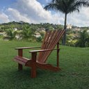 Ver imagem 3 de Cadeira Pavão em Madeira Peroba Rosa Confortável de Luxo para Varanda