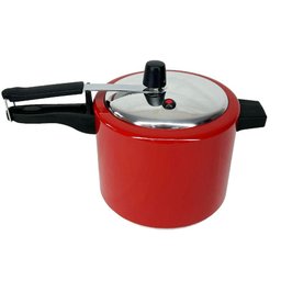 Panela de Pressão 4,5 Litros Alumínio - Vermelho - 5