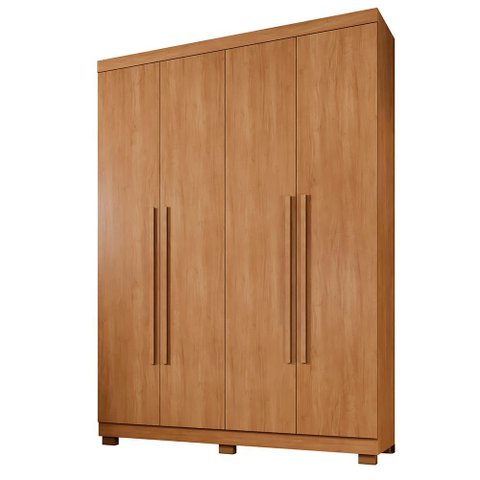 Guarda Roupa New Master 4 Portas Benetil Cinamomo