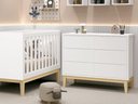 Ver imagem 3 de Cômoda Infantil 6 Gavetas Reller Classic Branco Fosco com Pés Madeira