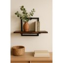 Ver imagem 7 de Nicho Prateleira Decorativa Ferro e Madeira Industrial