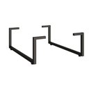 Ver imagem 1 de Multiuso de Cozinha Kit 2un Pés Tubo P/ Balcão Malta 2512 Preto/ Courano Preto - Carraro