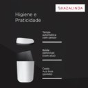 Ver imagem 3 de Lixeira Automática Inox 30 Litros Premium Sensor Banheiro Cozinha Escritório Kzi