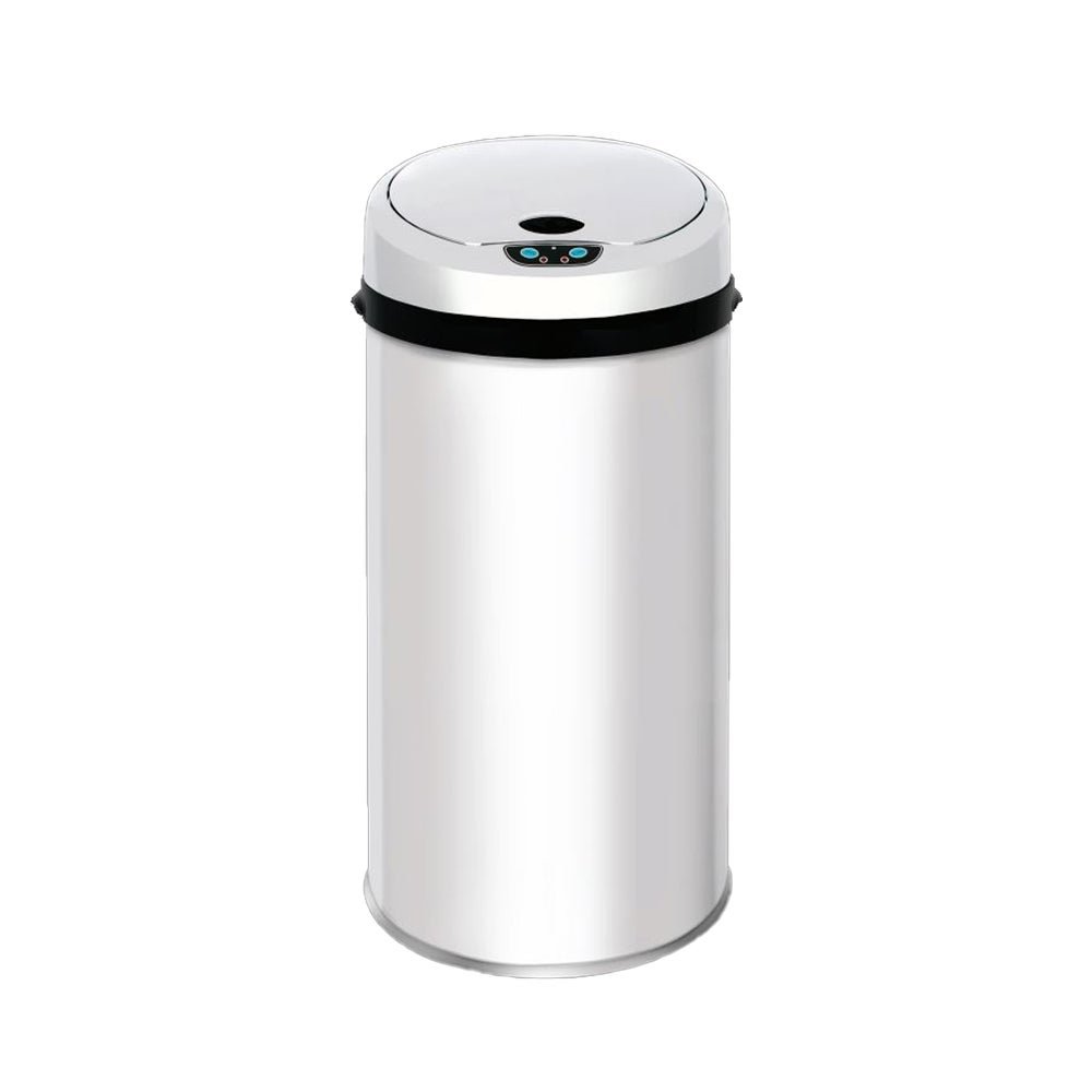 Lixeira Automática Inox 30 Litros Premium Sensor Banheiro Cozinha Escritório Kzi