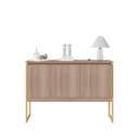 Ver imagem 1 de Buffet Verona Cadiz 3 Portas MDP e Aço Dourado Casah