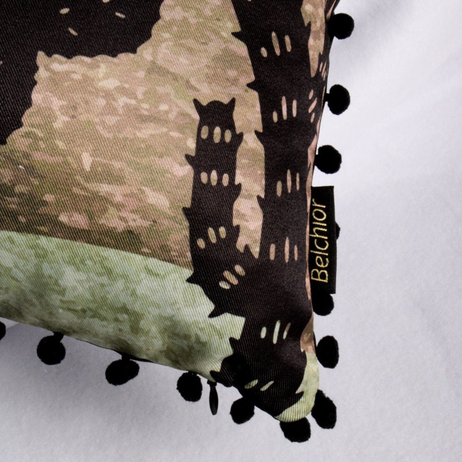Capa Para Almofada Com Grelot 43x43cm Ludic Belchior - 2