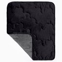 Ver imagem 2 de Edredom Plush para Pet Bouton Microfibra Flannel Dupla Face 80cm x 90cm Preto