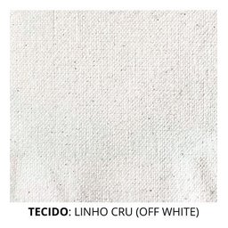 Cadeira Amamentação Cru Puff Linho com Balanço Bebe - 6