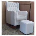 Ver imagem 4 de Cadeira Amamentação Cru Puff Linho com Balanço Bebe