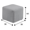 Ver imagem 5 de Cadeira Amamentação Cru Puff Linho com Balanço Bebe