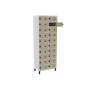 Ver imagem 1 de Armário Porta Objetos De Aço 20 Portas Bege