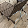 Kit 2 Espreguiçadeiras Reclinável Alumínio Madrid Marrom com Mesa de Centro Reforçada - 4