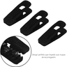 Kit 20 Presilha Prendedor De Veludo Para Cabide:Preto - 2