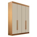 Ver imagem 3 de Quarto de Casal Modulado 12 Portas Orion Cinamomo Off White – Leifer Móveis