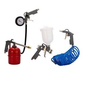 Kit Para Compressor de Ar Branco 5 Peças KIT BCA