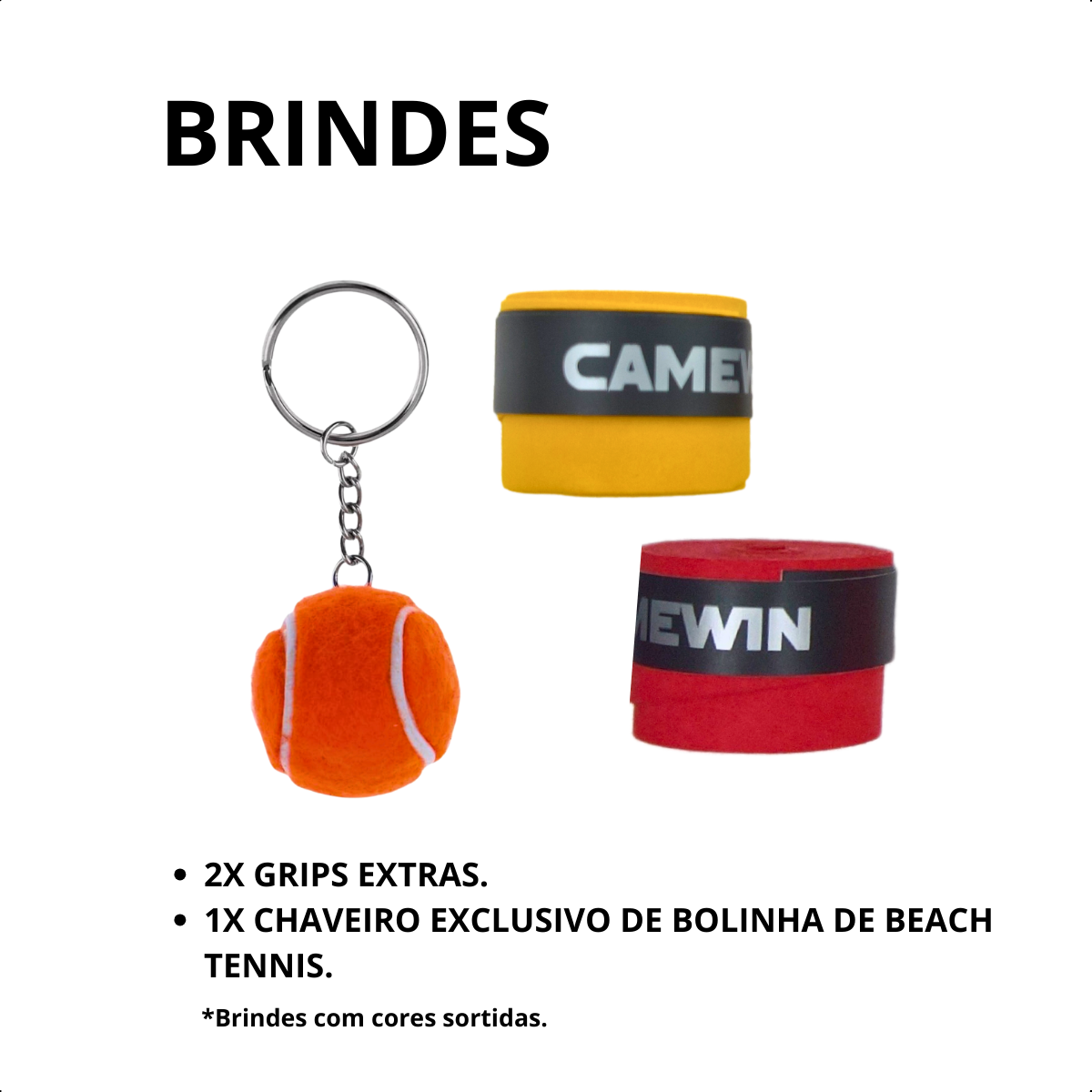 Raquete Beach Tennis para Iniciantes Camewin + Brindes Exclu - 4