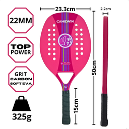 Raquete Beach Tennis para Iniciantes Camewin + Brindes Exclu - 5